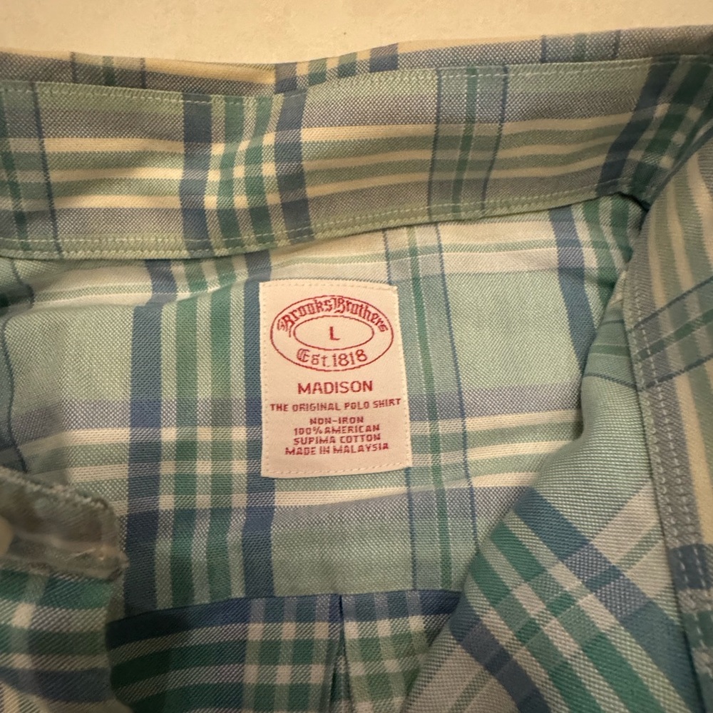 Brooks brothers button down shirt
